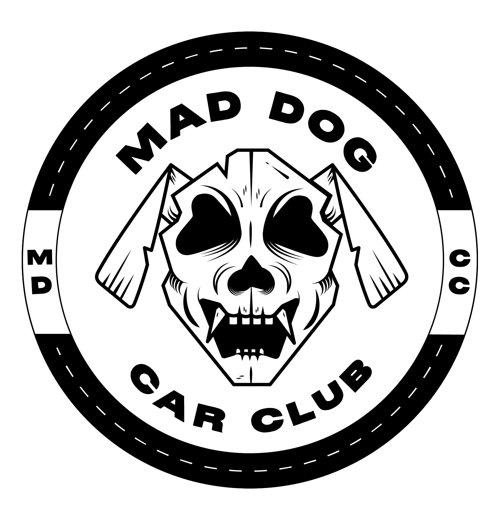 Mad Dog Car Club  logo